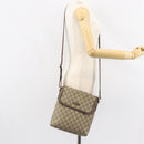 GUCCI GG Supreme Shoulder Bag PVC Beige Gold 223666 Auth 148414-22