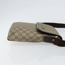 GUCCI GG Supreme Shoulder Bag PVC Beige Gold 223666 Auth 148414-3