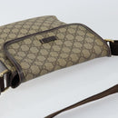 GUCCI GG Supreme Shoulder Bag PVC Beige Gold 223666 Auth 148414-6