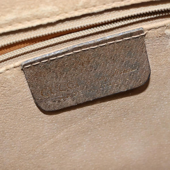 GUCCI GG Supreme Web Sherry Line Hand Bag PVC 2way Beige 67 02 3839 Auth 148415