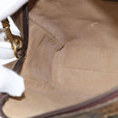 GUCCI GG Supreme Web Sherry Line Hand Bag PVC 2way Beige 67 02 3839 Auth 148415-20