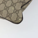 GUCCI GG Supreme Shoulder Bag PVC Beige Gold 201446 Auth 148419-16