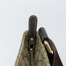 GUCCI GG Supreme Shoulder Bag PVC Beige Gold 201446 Auth 148419-10