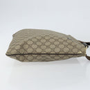 GUCCI GG Supreme Shoulder Bag PVC Beige Gold 201446 Auth 148419-3
