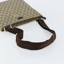 GUCCI GG Supreme Shoulder Bag PVC Beige Gold 201446 Auth 148419-7