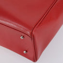 GUCCI Hand Bag Leather Red Auth 148420-15