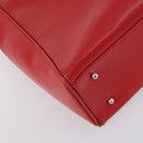 GUCCI Hand Bag Leather Red Auth 148420-16