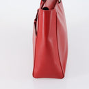 GUCCI Hand Bag Leather Red Auth 148420-3