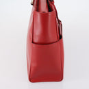 GUCCI Hand Bag Leather Red Auth 148420-4