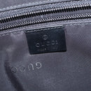 GUCCI Hand Bag Nylon Black Silver Auth 148421-18