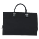 GUCCI Hand Bag Nylon Black Silver Auth 148421-13