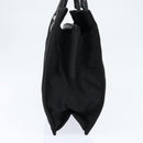 GUCCI Hand Bag Nylon Black Silver Auth 148421-4