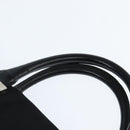 GUCCI Hand Bag Nylon Black Silver Auth 148421-14