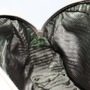 PRADA Boston Bag Canvas Beige Silver Auth 148422-22