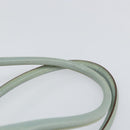 PRADA Boston Bag Canvas Beige Silver Auth 148422-8