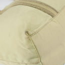 PRADA Hand Bag Nylon Ivory Silver Auth 148423-11