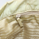 PRADA Hand Bag Nylon Ivory Silver Auth 148423-23