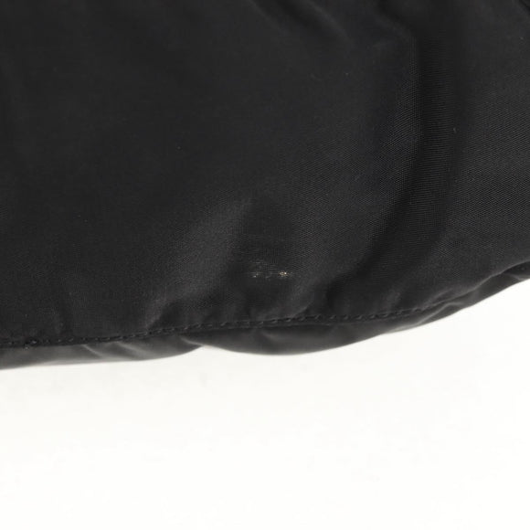 PRADA Shoulder Bag Nylon Black Silver Auth 148424