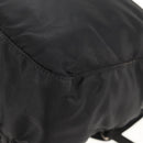 PRADA Shoulder Bag Nylon Black Silver Auth 148424-19
