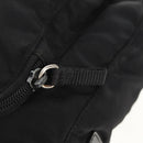 PRADA Shoulder Bag Nylon Black Silver Auth 148424-24