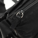 PRADA Shoulder Bag Nylon Black Silver Auth 148424-26