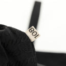 PRADA Shoulder Bag Nylon Black Silver Auth 148424-12