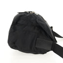 PRADA Shoulder Bag Nylon Black Silver Auth 148424-4