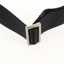 PRADA Shoulder Bag Nylon Black Silver Auth 148424-14