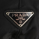 PRADA Hand Bag Nylon Black Silver Auth 148425-12