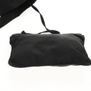 PRADA Hand Bag Nylon Black Silver Auth 148425-13