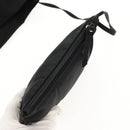 PRADA Hand Bag Nylon Black Silver Auth 148425-15