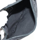 PRADA Hand Bag Nylon Black Silver Auth 148425-17