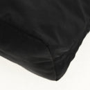 PRADA Hand Bag Nylon Black Silver Auth 148425-9