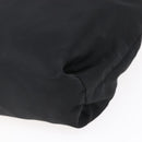PRADA Tote Bag Nylon Black Silver Auth 148426-16