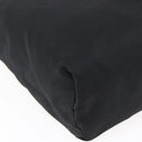 PRADA Tote Bag Nylon Black Silver Auth 148426-9