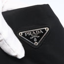 PRADA Tote Bag Nylon Black Silver Auth 148426-17