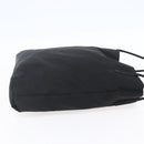 PRADA Tote Bag Nylon Black Silver Auth 148426-4