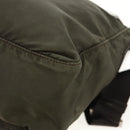 PRADA Shoulder Bag Nylon Khaki Silver Auth 148427-19