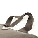 PRADA Tote Bag Nylon Khaki Silver Auth 148428-15