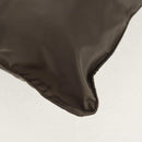 PRADA Tote Bag Nylon Khaki Silver Auth 148428-17