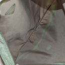 PRADA Tote Bag Nylon Khaki Silver Auth 148428-10