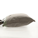 PRADA Tote Bag Nylon Khaki Silver Auth 148428-4