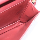 CARTIER Must Line Shoulder Bag Leather Bordeaux Gold Auth 148432-17