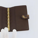 LOUIS VUITTON Damier Ebene Agenda PM Day Planner Cover R20700 LV Auth 148433-17