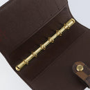 LOUIS VUITTON Damier Ebene Agenda PM Day Planner Cover R20700 LV Auth 148433-10