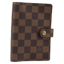 LOUIS VUITTON Damier Ebene Agenda PM Day Planner Cover R20700 LV Auth 148433A-1