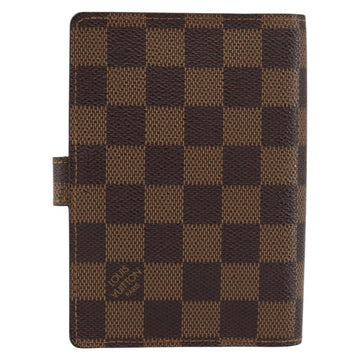 LOUIS VUITTON Damier Ebene Agenda PM Day Planner Cover R20700 LV Auth 148433 - 0