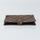 LOUIS VUITTON Damier Ebene Agenda PM Day Planner Cover R20700 LV Auth 148433-3