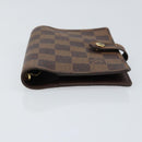 LOUIS VUITTON Damier Ebene Agenda PM Day Planner Cover R20700 LV Auth 148433-6