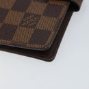 LOUIS VUITTON Damier Ebene Agenda PM Day Planner Cover R20700 LV Auth 148433A-7